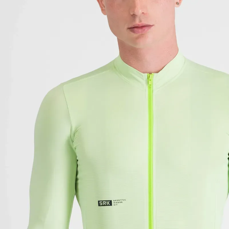 Sportful SRK Long Sleeve Jersey in Electric Aloe-2
