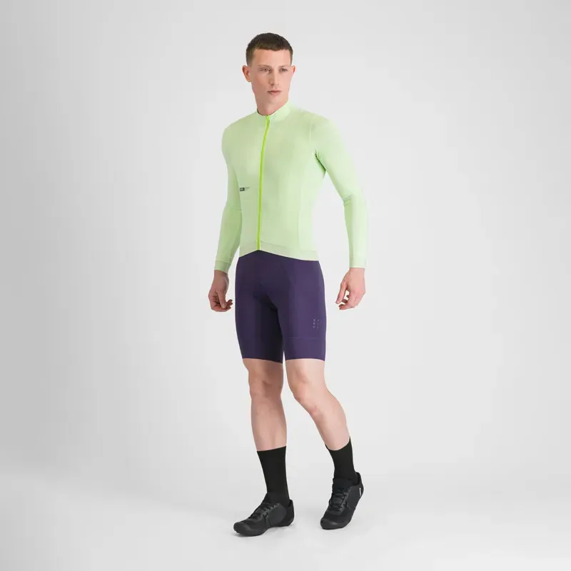 Sportful SRK Long Sleeve Jersey in Electric Aloe-5