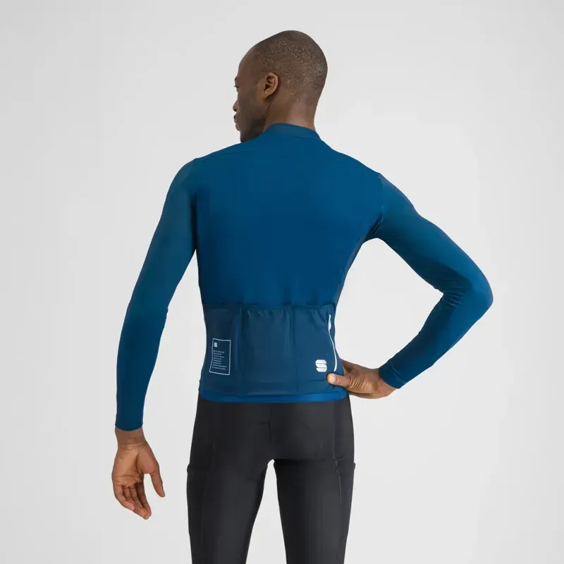 Sportful SRK Thermal Jersey in Teal Blue-1