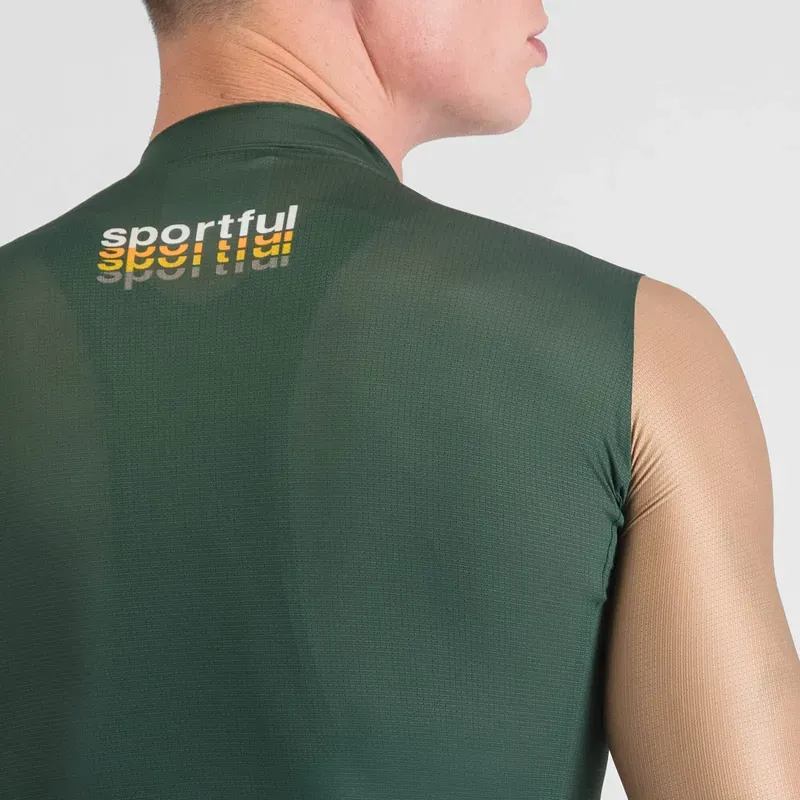 Sportful Supergiara 2 Logo Jersey in Oblivion Green-4