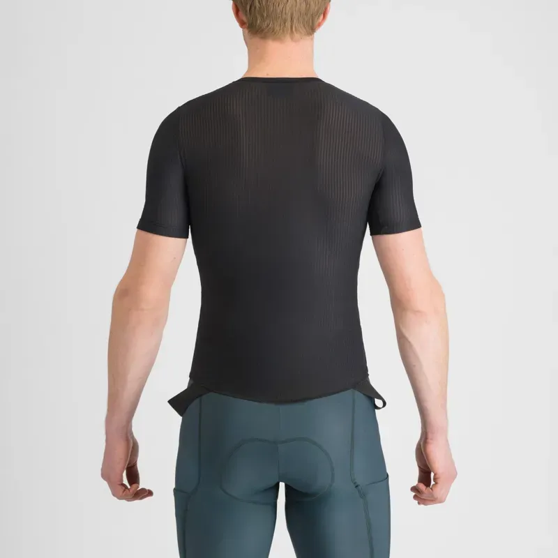 Sportful Winter Short Sleeve Base Layer in Black-1