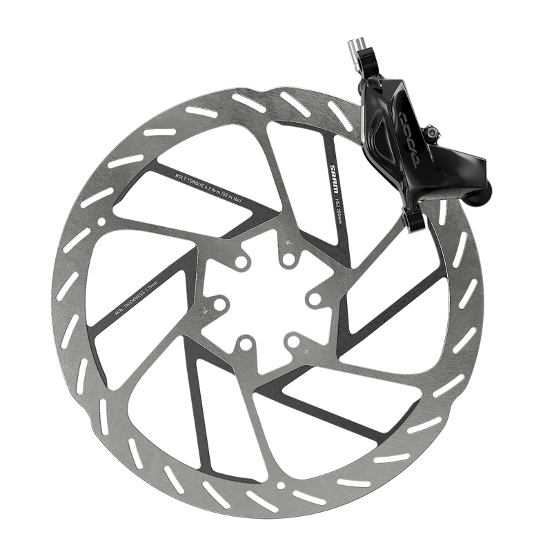 SRAM Code Silver Aluminum Stealth Lever Blade Kit in Silver-1