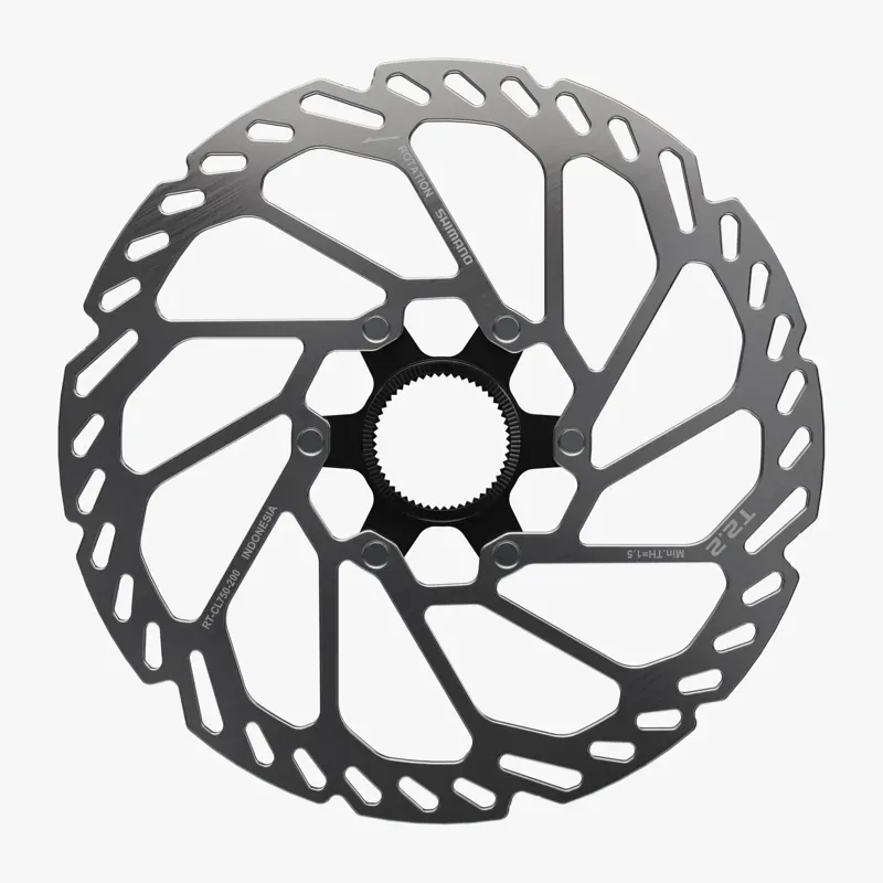 Shimano RTCL750 200mm CL Int. Lockring DB Rotor in Silver/Black
